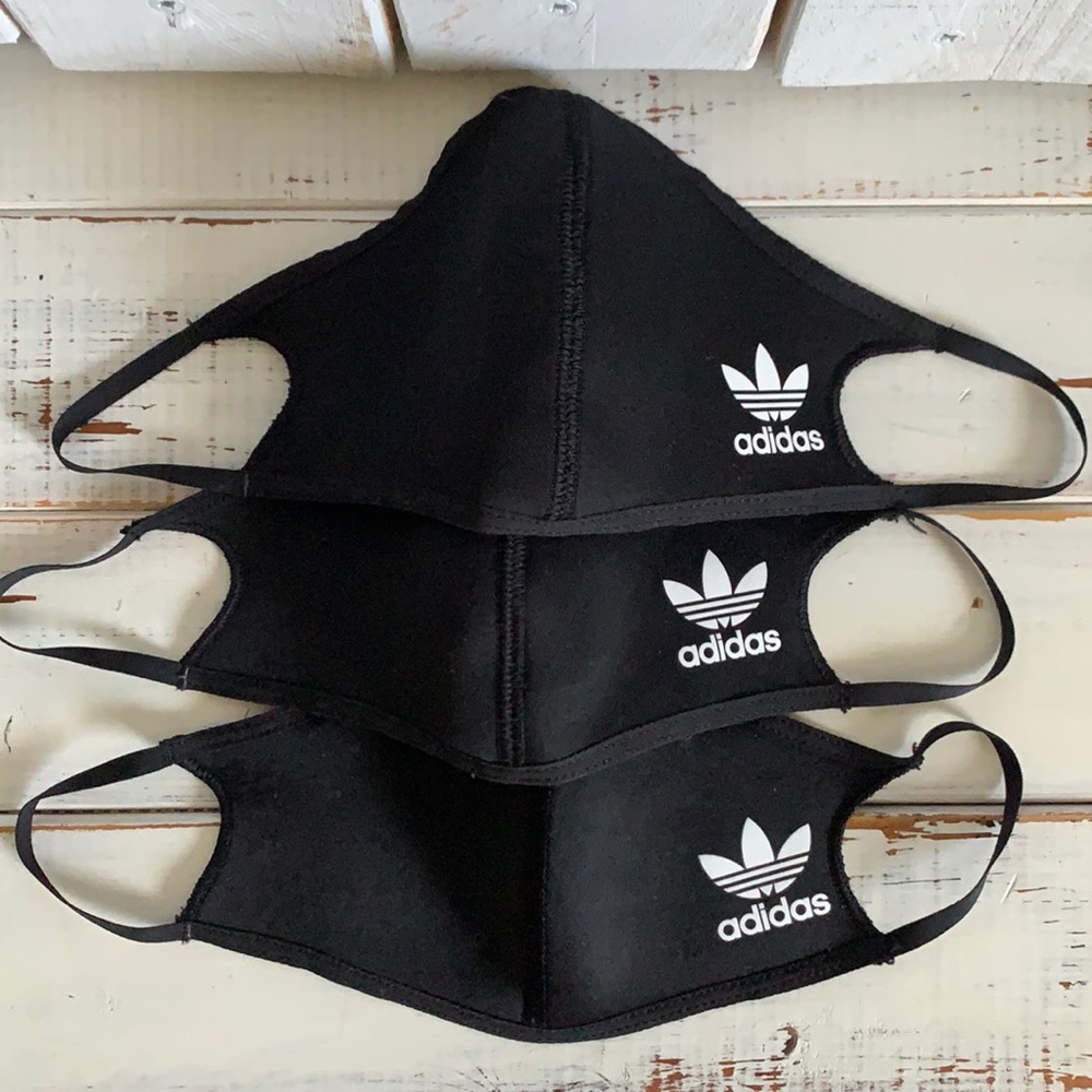 3 Pack Adidas Face Mask - Size XSmall/Small